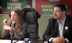 Giorgia Meloni e Gianni Rosa